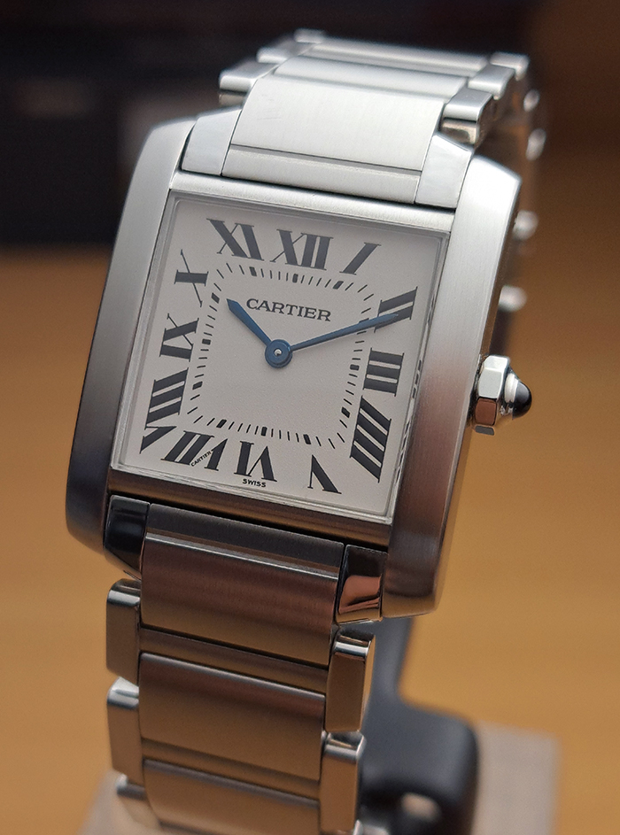 Ladies' Cartier Tank Francaise Midsize Quartz Wristwatch Ref. W51003Q3